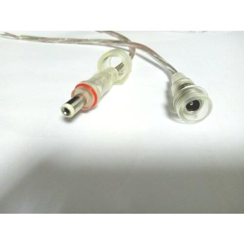 10set waterp 10pcs 2.1mm x 5.5mm Male+10pcs Female DC Power Socket adapter New