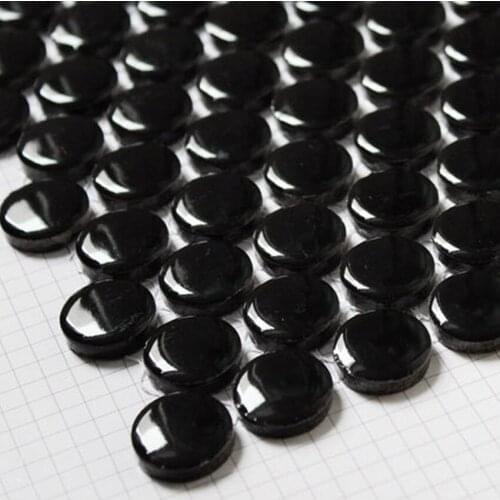 Hot Sale In Northern Europe black penny porcelain mosaic tile