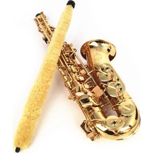 Saxophone Cleaning Brush Cleaner Pad Saver For Alto Sax Saxophone Soft Keep Saxophone Clean 52.5cm