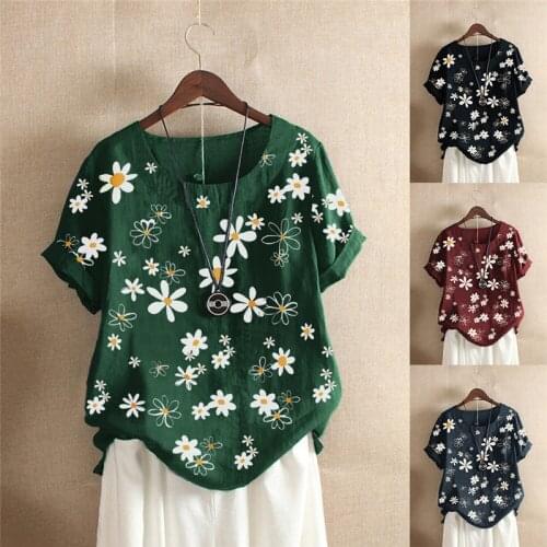 Maternity Clothes Pregnant Blouses T-Shirts 2020 Loose Embroidery Pregnant Women Short Sleeve Tops Blouses Pregnancy Clothings
