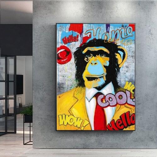 Modern Pop Art Singe Canvas Painting Abstract Posters and Prints Wall Art Pictures for Living Room Home Wall Decoration Cuadros