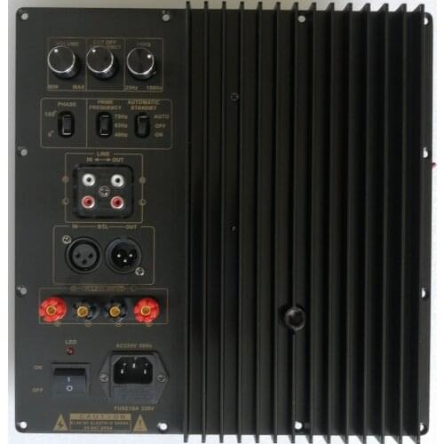 Super power 1000W active subwoofer amplifier board ,low pass filter subwoofer ,subwoofer power amplifier