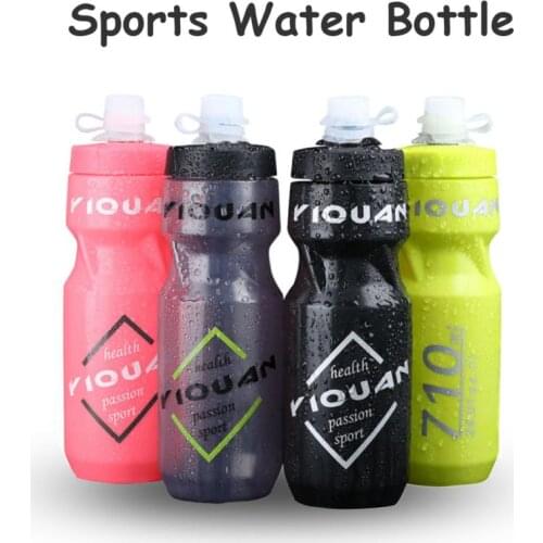 2021 Bicycle Water Bottle 710ML MTB Cycling Drinking Mountain Bike Sports Bottle Dustproof Cup Dust Cover PC Plastic Bike Bottle