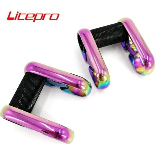 Litepro Folding Bike Ultra-light Stem 25.4mm Double Stem Hollow Titanium Plating Aluminum Alloy Bicycle Stem 412 Sp8