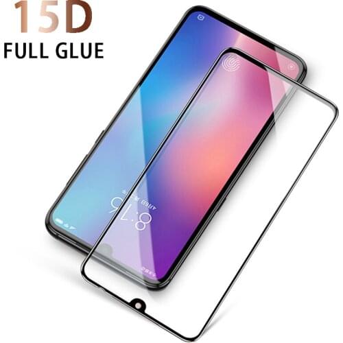 15D Full Glue Tempered Glass For Xiaomi Mi 9 Pro 9se Screen Protector Safety Protective Glass For Xiaomi Mi 9 Se Mi9 Pro Film