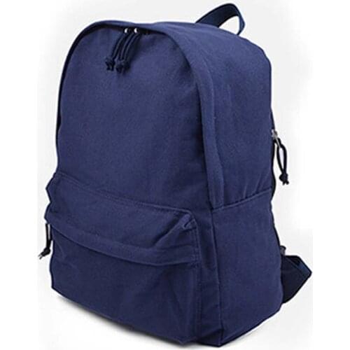 3PCS / LOT Leisure Female Backpack Purse Color Canvas School Backpack for Teenage Travel Bagpack Rucksack Knapsack