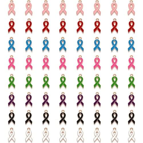 30pcs/lot ribbon shape Charms Pendant Drip Necklace Earring Findings DIY Jewelry Making Handicraft Accessories