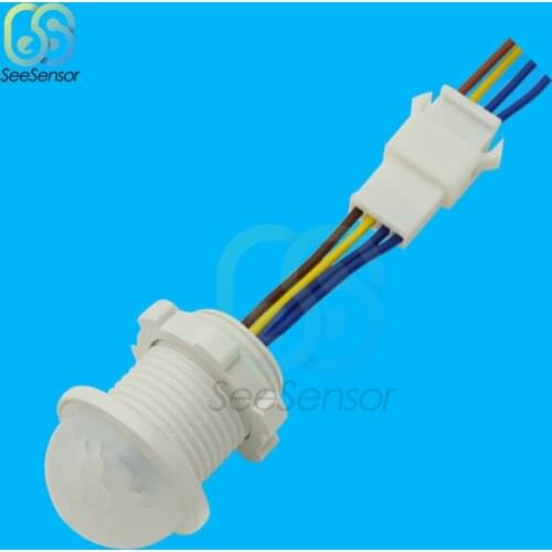 5-265V LED PIR Sensor Detector Smart Switch PIR Infrared Motion Sensor Detection Automatic Sensor Light Switch 110V 220V