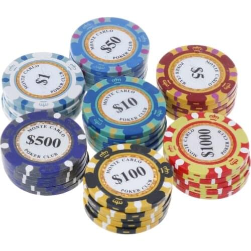 5pcs Poker Chips Clay Casino Coins 14g Hold'em Baccarat Card Protector 4cm J25 21 Dropshipping
