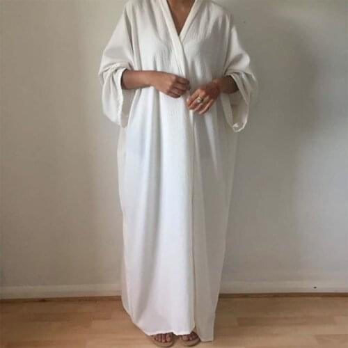 Abaya for Muslim Women Dress Kaftan Robe Trench Coats Femme Musulman Ensembles Abayas Hijab Caftan Dubai Turkey Islamic