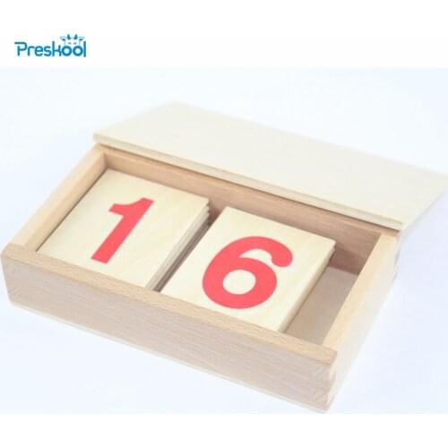 Montessori Kids Toy Baby Number Boards Learning Educational Preschool Training Brinquedos Juguets