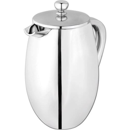 350ml 800ml 1000ml 12oz Coffee Pot Filter Type Kettle Teapot Delicate Coffee Maker 304 Stainless Steel French Press Pot