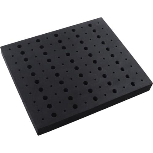 Router Bit Storage Tray - Foam Material for Safe Router Bit Storage, Stores 60x 1/4 inch and 50x 1/2 inch Shank Router Bits