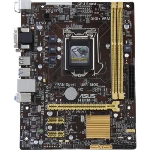 ASUS H81-GAMER PC Motherboard Socket LGA 1150 DDR3 H8116GB PCI-E 2.0 Core i7/i5/i3 Original SATA3 USB3.0 Desktop Mainboard Kit