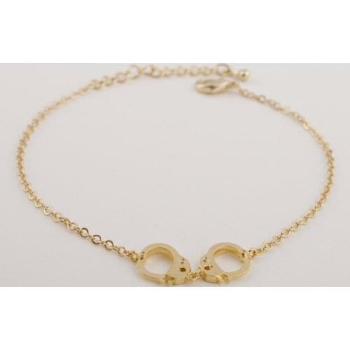 Fashion handcuffs bracelets personality handcuffs design bracelets for women punk style bracelets