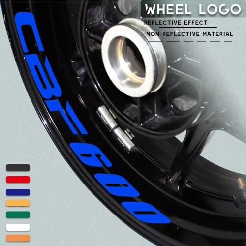 Motorcycle modified decals wheel rim reflective waterproof custom personalized decorative sticker for HONDA CBF600 cbf 600