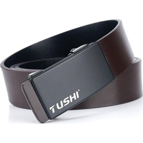 New Designer Men Belt Leather Belts for Mens High Quality Casual Dress Belt Automatic Buckle Black Man Strap Business Brown belt