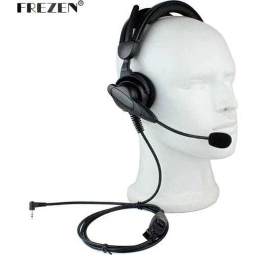 Adjustable Overhead Headset Mic Microphone Noise Cancelling Headphones For Motorola Two Way Radio T5428 T6200 T6210 TKLR T