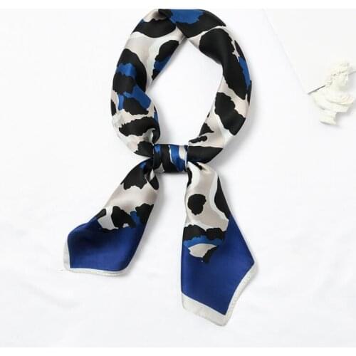 Yishine 2019 New 70x70cm High Quality Silk Scarf Women Ladies Elegant Small Square Scarf Head Scarf Spring Summer Fashion Scarve