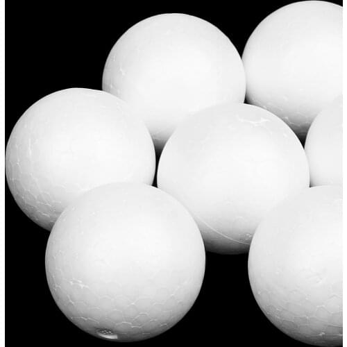 10Pc 90mm SOLID Polystyrene Balls Foam Styrofoam Modelling Craft Decorations