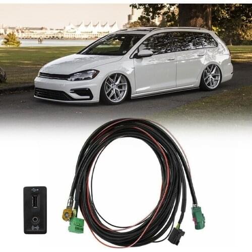 CARPLAY USB AUX CarPlay MDI USB AMI Install Plug Socket Harness for Golf 7 MK7 5QD035762E/J 5G0035222F /E 5G0 035 222