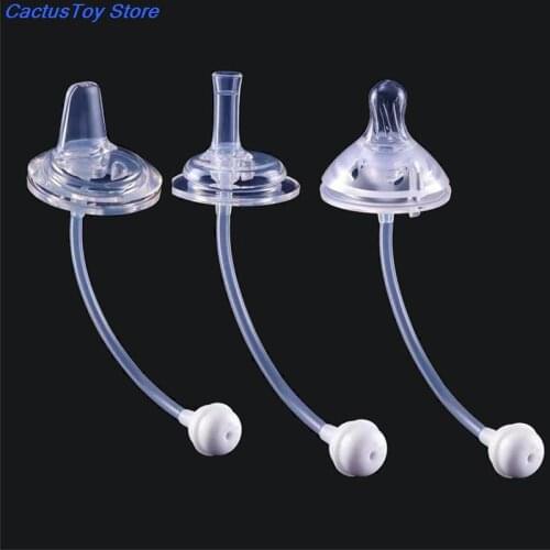 Anti Flatulence Silicone Wide Neck Baby Feeding Milk Bottle Natural Nipple Teat for Baby Bottle Child Care Products Natural Nipp