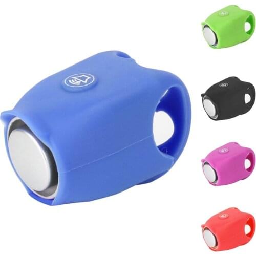 Bicycle Bell Electronic Speaker Mountain Bike Ferry Silicone Speaker Riding Safety Warning Bicycle Horn Cycling Accessories
