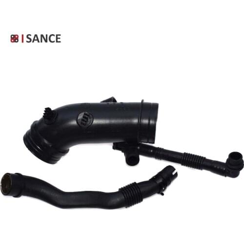 ISANCE Air Filter Intake & Crankcase Vent Hose Pipe Kit For VW Passat 3B3 Skoda Superb I Petrol 2.0L OE# 06B133354P 06B103217M