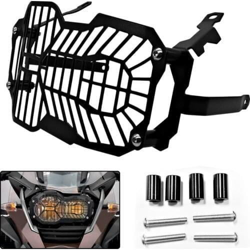 R1200GS Motorcycle Headlight Grille Guard Cover Protector For BMW R1200GS R1200 GS ADV Adventure Headlamp Grill Covers 2013-2018