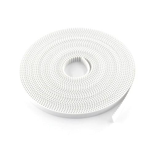1Pcs 1Meter White GT2 10mm Width 2GT PU Transmission Timing Belt With Steel Metal Core For 3D Printer
