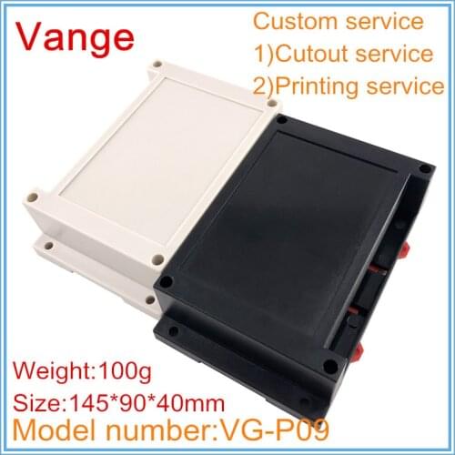 1pcs/lot one chip microcomputer junction boxes 145*90*40mm ABS plastic cases diy enclosure housing for industrial control device