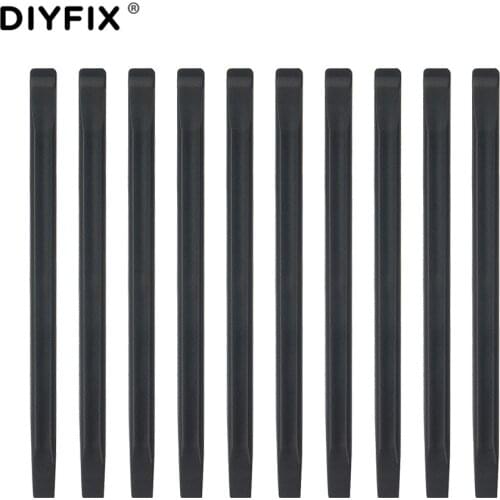 DIYFIX 10Pcs Plastic Spudger Pry Bar Anti-static Nylon Probe for iPhone Mobile Cell Phone Repair Opening Tool Set