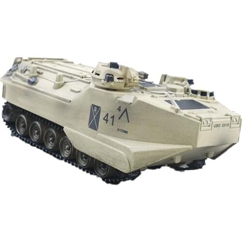 AAV7A1 Tank Model 1/72 Miniature Tank with Dustproof Case Tank Model Kit