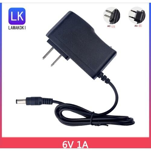 AC 100-240V to DC 6V 1A 1000ma power supply charger power adapter For AND HEM-705CP HEM705CP