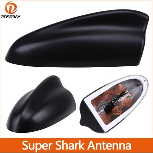 Car Super Shark Fin Roof Antenna FM Radio Stronger Signal Aerials for Renault Clio 1 2 3 4/Kia K2 K3 K5/Nissan Qashqai X-Trail