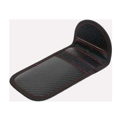 Car Key Signal Blocker Case Faraday Cage Fob Pouch Keyless RFID Blocking Bag for Renault 2 button Clio Scenic Megane 2 Duster