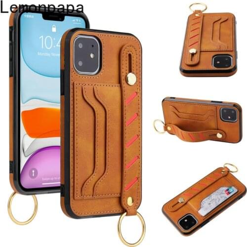Card holder Phone Case for IPhone 12 11 Pro Max Luxury Leather Phone Cover for IPhone X Xr Xs Max 6s 7 8plus Se 2020 Case