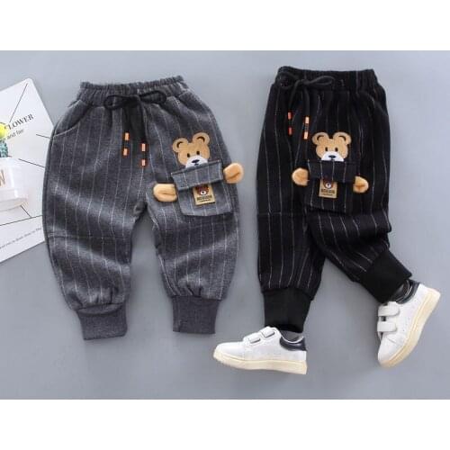 2021 Children Wear Boys Girls Casual Sport Pants Cotton Pants Solid Kids Children Trousers 0-4 Years Children Clothing leggings