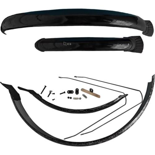 Mountain Bicycle Mudguard 2 Pcs Front Rear Fender Set Cycling Accessory Bike Tire Fenders ASD88