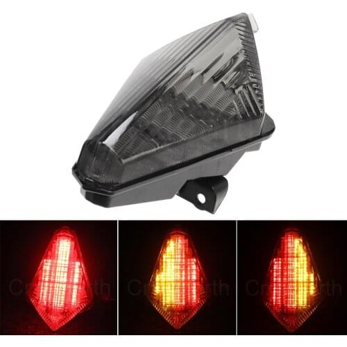 Smoked Motorcycle Rear Tail Light Brake Turn Signals Integrated LED Light For Yamaha YZFR1 2007 2008 YZF-R1 YZF R1 07 08