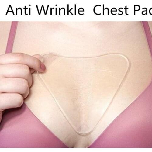 Wrinkle Chest Pad Neckline Pad Silicone Invisible Chest Pad Eliminate Prevent Chest Wrinkle Reusable Grade Anti-wrinkle