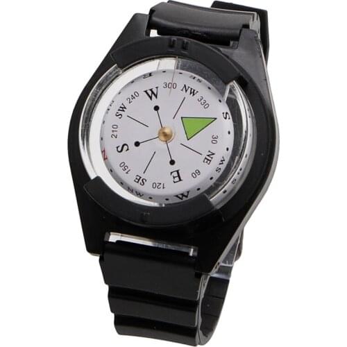 NEW Tactical WRIST COMPASS - Military Outdoor Survival Watch Strap Band Bracelet