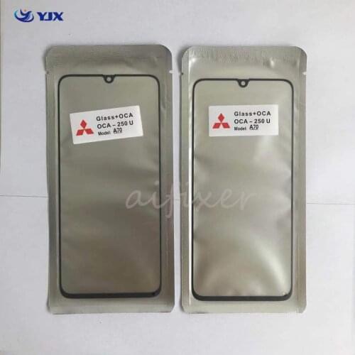 2pcs 2in1 LCD Front Glass with OCA Glue For Samsung Galaxy A10 A20 A30 A40 A50 A51 A70 A90 A30S A10S Screen Touch Replacement