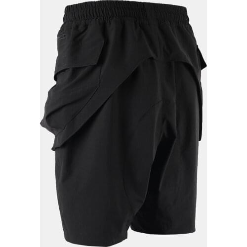 Mens Shorts Shorts Water Repellent Skirt Layered Big Side Pockets Techwear Ninjawear Darkwear Streetwear