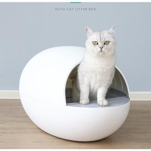 Smart Automatic Cat Sandbox Gravity Sensor Pet Litter Box Deodorant Splash Proof Intelligent Self Cleaning Closed litter Tray