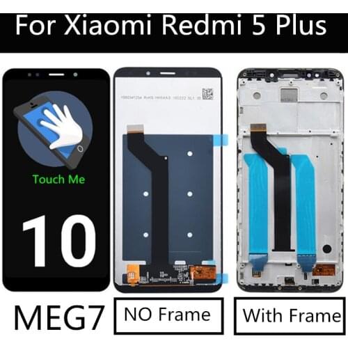 For Xiaomi Redmi 5 Plus LCD Display Touch Screen Digitizer Assembly Replacement Accessories for Xiaomi redmi5 PLUS LCD