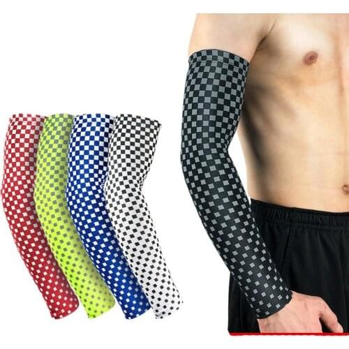 1PCS Spandex Arm Warmer Bike Basketball Elastic Compression Arm Sleeves Cycling Sun uv Protective Armbands manicotti ciclismo
