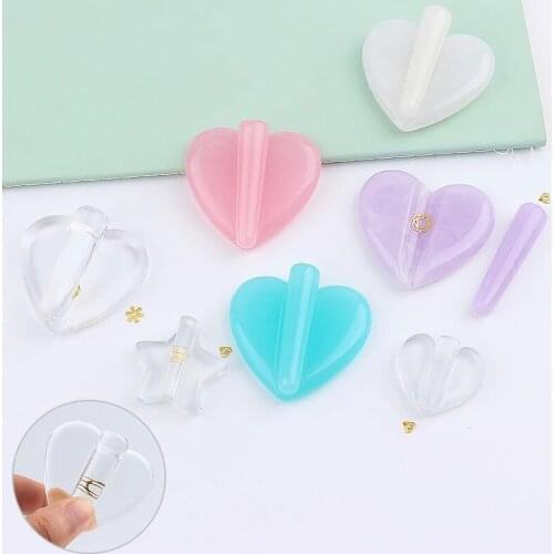 1Pc Heart Shape Nail Art Metal Slice Rivet Embossed Mold Metal Frame Bend Curve Making Model DIY Manicure Tool