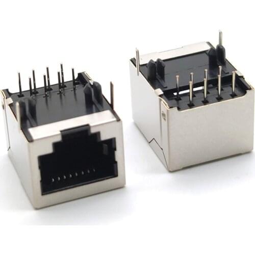 10 pcs RJ45 8P8C 18*13mm Modular Network PCB Jack 8P LAN Adapter Connector