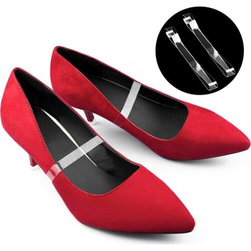 11cm Hot Invisible Elastic Silicone Transparent Shoelaces For High Heel Shoes Clear Shoe Laces Shoelace Straps Shoe Accessories